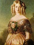 Franz Xaver Winterhalter the duchesse d' aumale oil painting artist